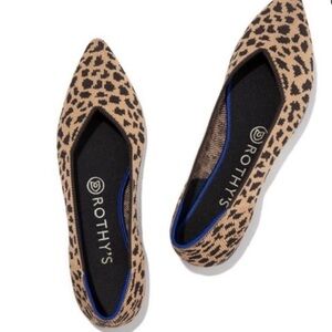 Rothy's retired Cheetah Point Flats
